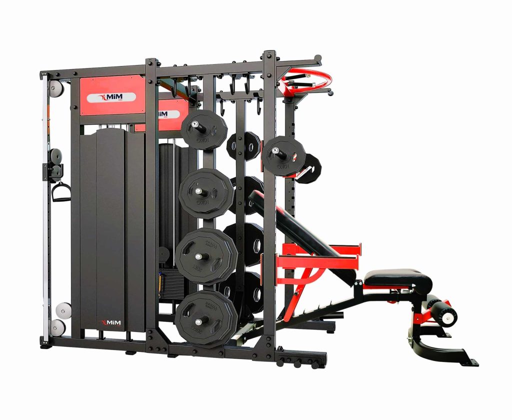 Weight Smith machine for a smarter home gym