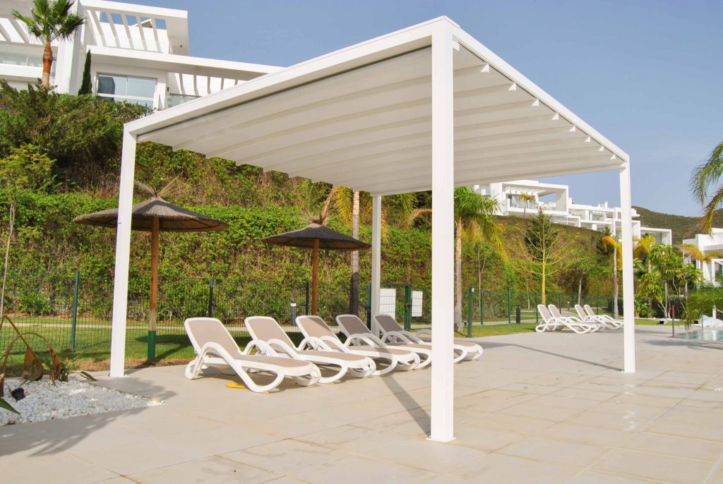 Toldo vela Malaga practical shade for warm days