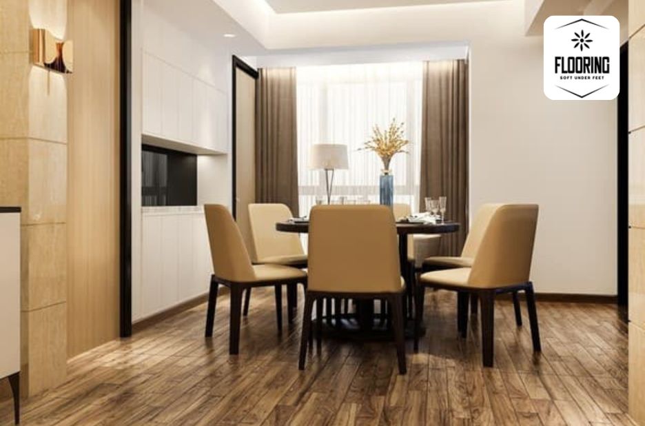 Resilient, stylish sheet flooring for moisture-prone rooms Resilient, stylish sheet flooring for moisture-prone rooms