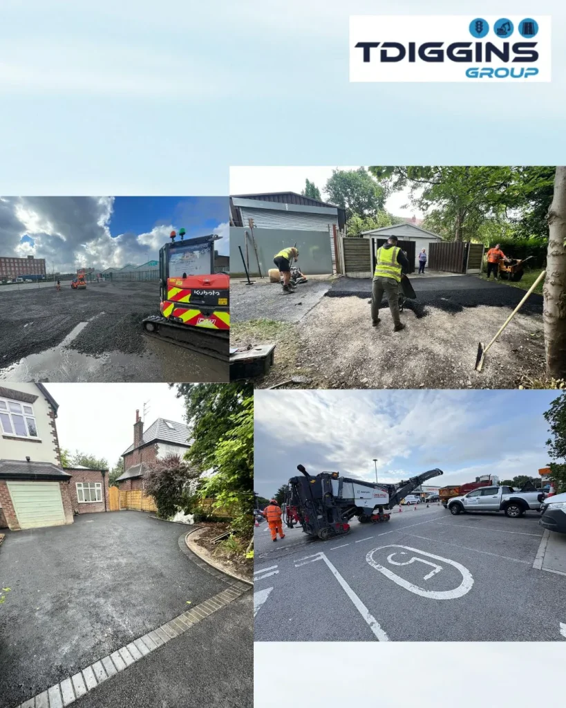 Expert Tarmac Contractors Manchester | Durable Surfacing Solutions by T Diggins Group