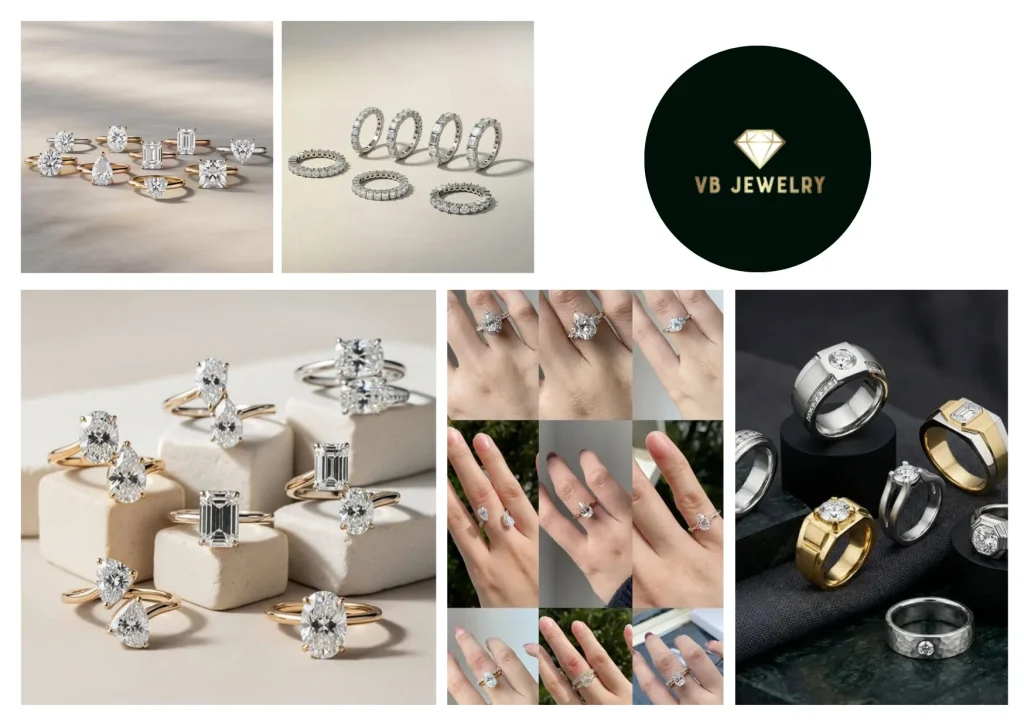 Affordable Moissanite Rings Wholesale for Stunning Lab-Grown Diamond Jewelry