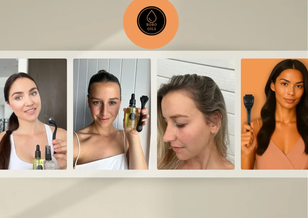 Effective Hair Growth Oil with Derma Roller for Thicker, Healthier Hair